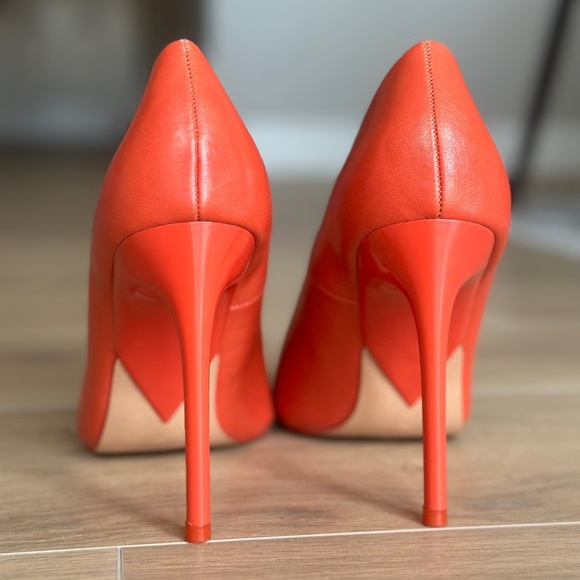 ZARA Basic Orange Heels - Picture 4 of 10